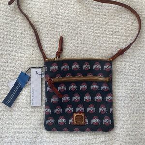NWT Dooney & Bourke Ohio State University Print Cross Body Bag